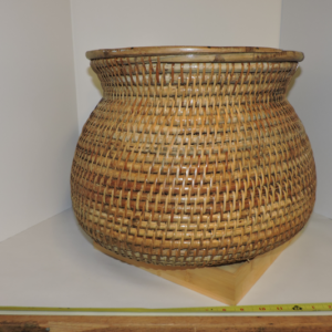 Vintage West African Wolof Coiled Open Basket