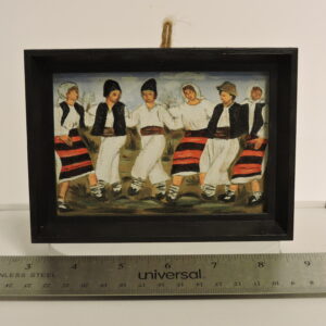 "Tineri la hora in Maramures" Romanian Folk Art