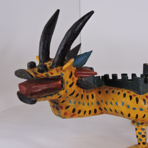 Oaxacan Copal Wood Alebrije Dragon Serpent Folk Art Sculpture