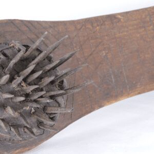 CWT-ROM-XXXX-001 Romanian Folk Art Carved Wood Flax Hackle Board Ragela 1677