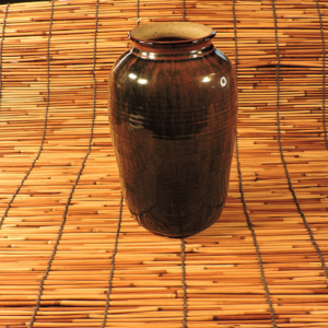 Vintage 1978 American Studio Stoneware Vase, Signed Kishpaugh